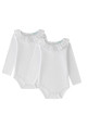 Set 2 bodies m/l cuello volante