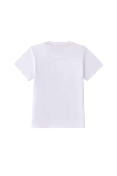 Camiseta m/c con león BLANCO