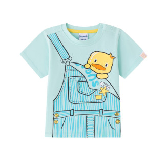 Camiseta m/c con patito TURQUESA