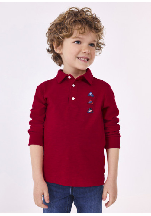 Polo m/l rojo FLAME 