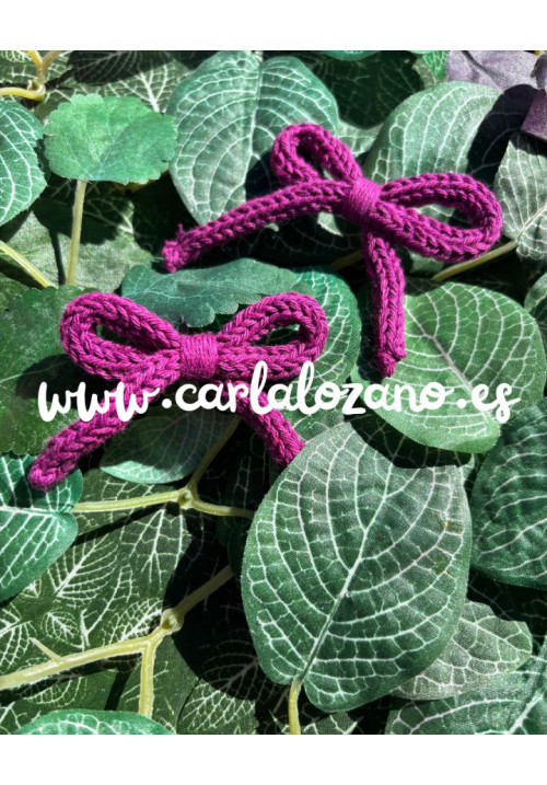 Pack de lazos de tricot BUGANVILLA