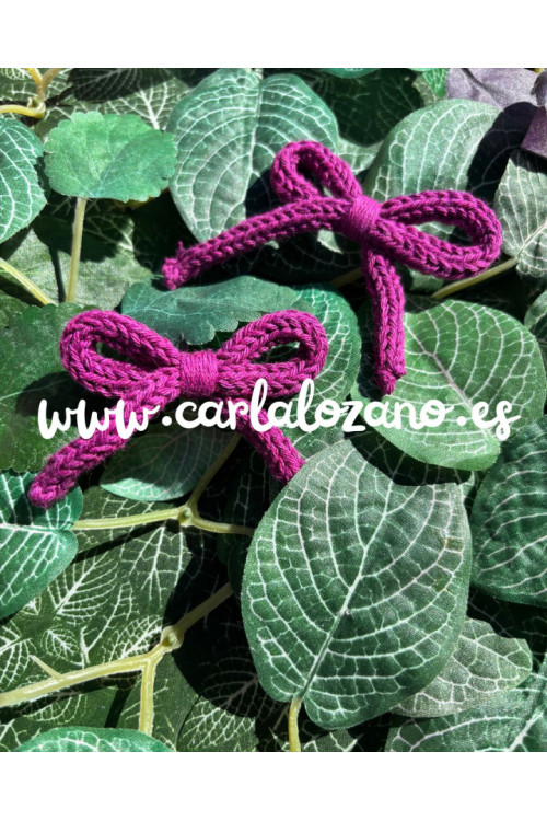 Pack de lazos de tricot BUGANVILLA