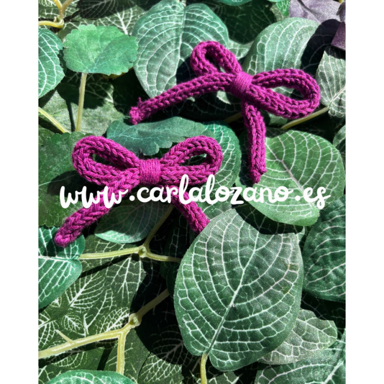 Pack de lazos de tricot BUGANVILLA