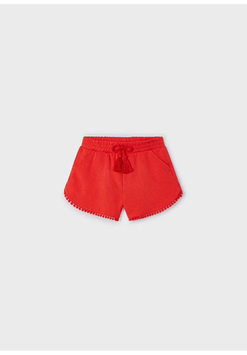 Short rojo con bolsillos BÁSICO 