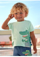 Camiseta verde agua m/c COCOCRILO 