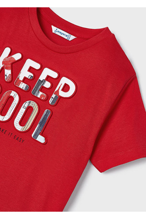 Camiseta roja m/c KEEP COOL  Ref: 3016
