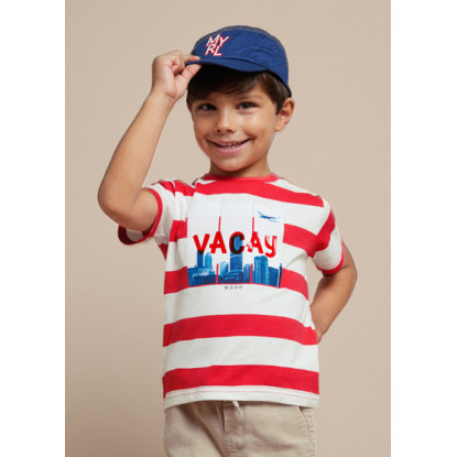 Camiseta de rayas m/c VACAY MOOD  Ref: 3019