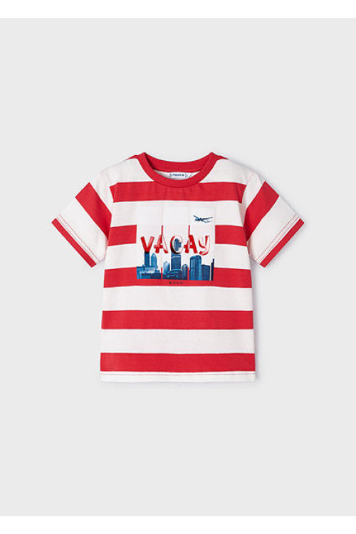 Camiseta de rayas m/c VACAY MOOD  Ref: 3019