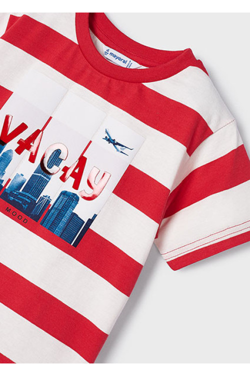 Camiseta de rayas m/c VACAY MOOD  Ref: 3019