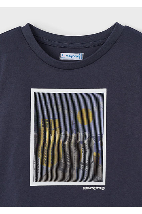 Camiseta grafito m/c LENTICULAR  