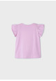 Camiseta lila m/c LENTEJUELAS 