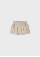 Short con cinturón beige SAHARIANO 