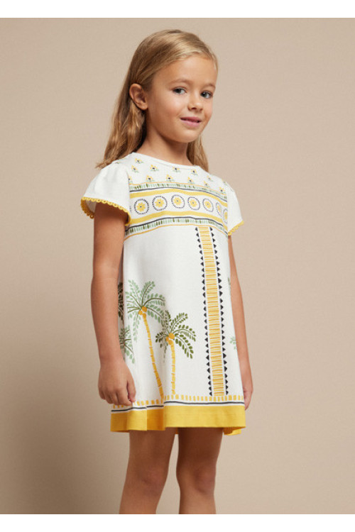 Vestido estampado PALMERAS 