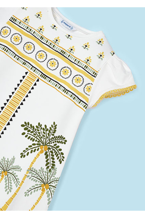 Vestido estampado PALMERAS 