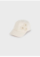 Gorra beige FLORES 