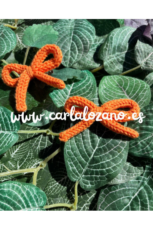 Pack de lazos de tricot NARANJA