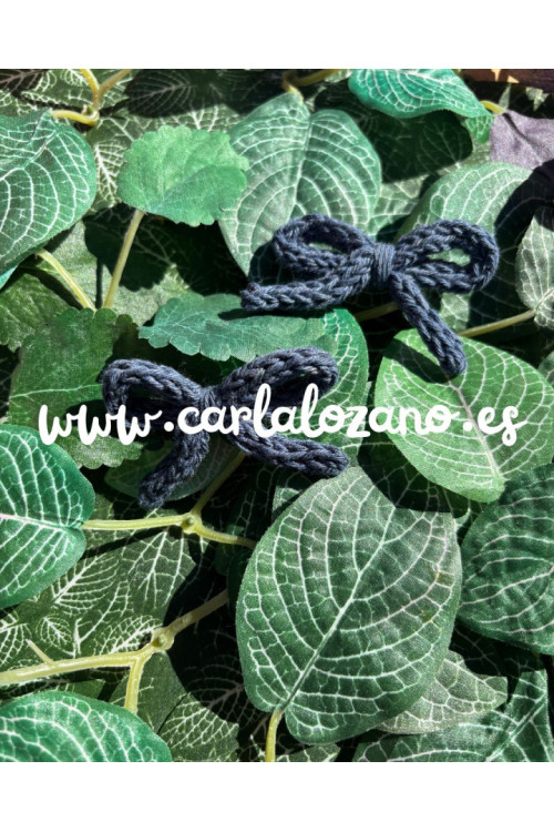 Pack de lazos de tricot AZUL TEJANO 
