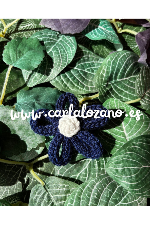 Flor de tricot MARINO