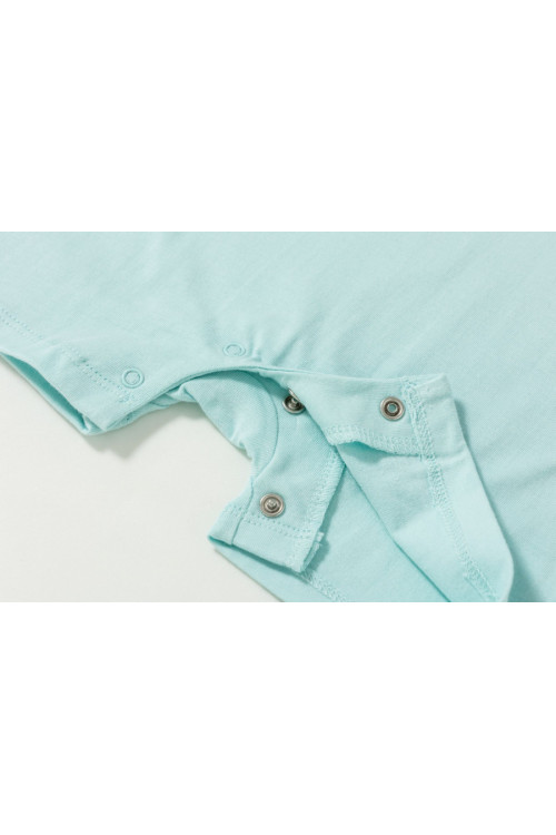 Pijama m/c con elefantes TURQUESA