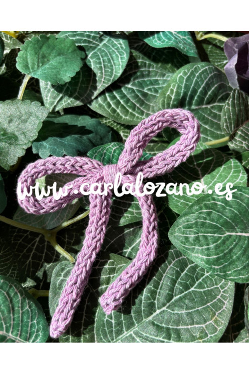 Lazo de tricot básico LILA