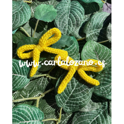 Pack de lazos de tricot AMARILLO