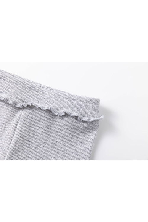 Legging de canalé GRIS