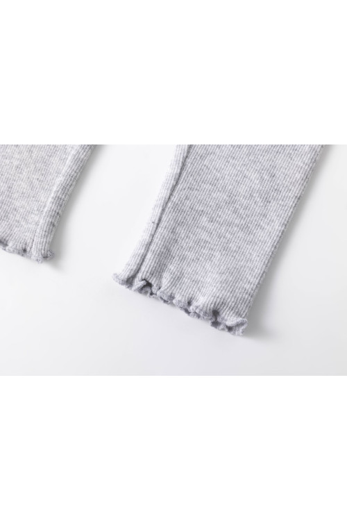 Legging de canalé GRIS
