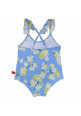 Bañador con volante en tirantes UPF50 BLUE & YELLOW PORCELANA