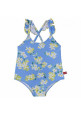 Bañador con volante en tirantes UPF50 BLUE & YELLOW PORCELANA