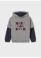 Sudadera con capucha gris BEST DAY EVER Ref: 7444