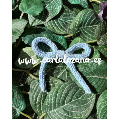 Lazo de tricot básico CELESTE
