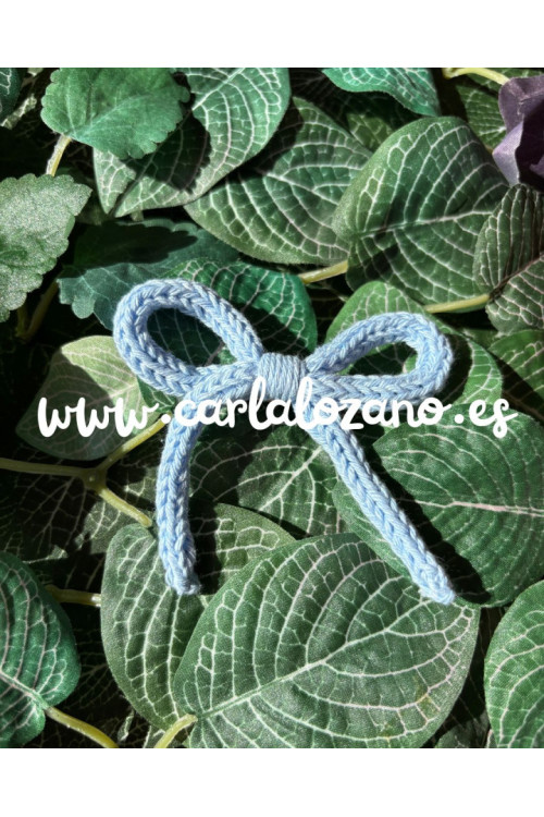 Lazo de tricot básico CELESTE