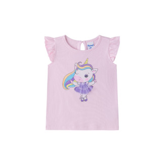 Camiseta con unicornio ROSA