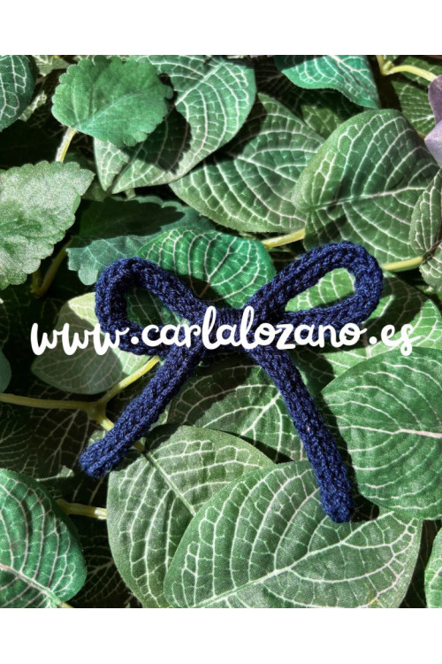 Lazo de tricot básico MARINO
