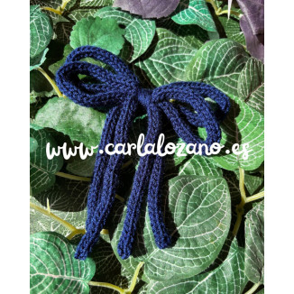 Lazo de tricot doble MARINO