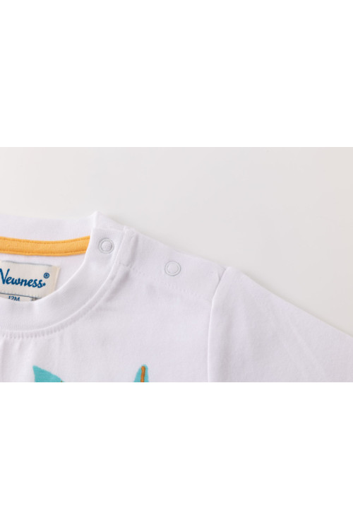 Camiseta m/c con león BLANCO