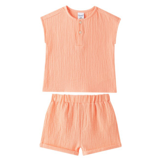 Conjunto 2 pieza bambula NARANJA