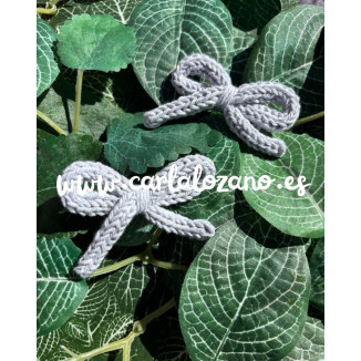 Pack de lazos de tricot GRIS
