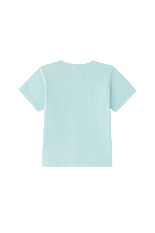 Camiseta m/c con patito TURQUESA