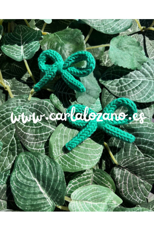 Pack de lazos de tricot VERDE