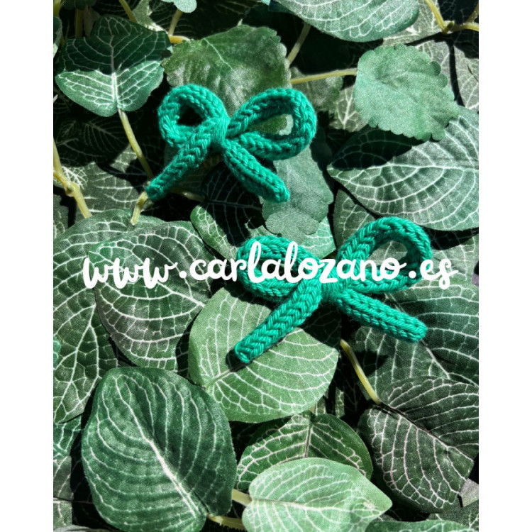 Pack de lazos de tricot VERDE