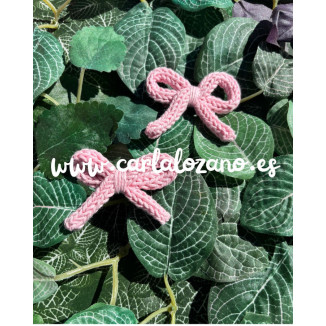 Pack de lazos de tricot ROSA