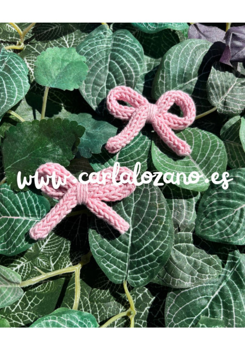Pack de lazos de tricot ROSA