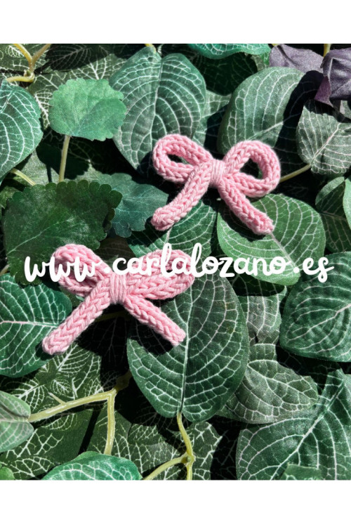 Pack de lazos de tricot ROSA
