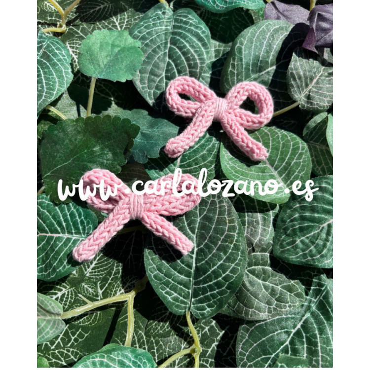 Pack de lazos de tricot ROSA