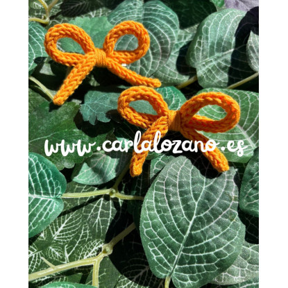 Pack de lazos de tricot NARANJAPASTEL