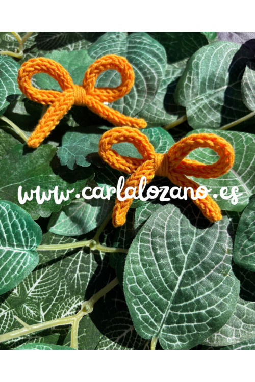 Pack de lazos de tricot NARANJAPASTEL