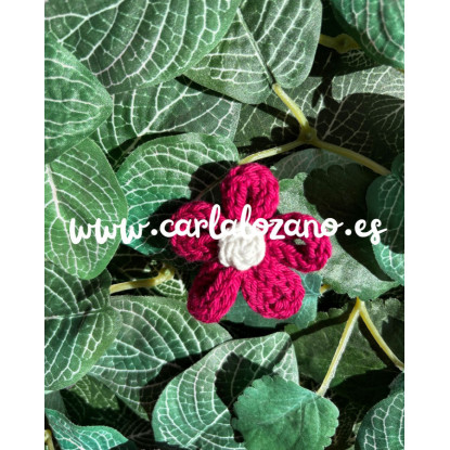 Flor de tricot BUGANVILLA
