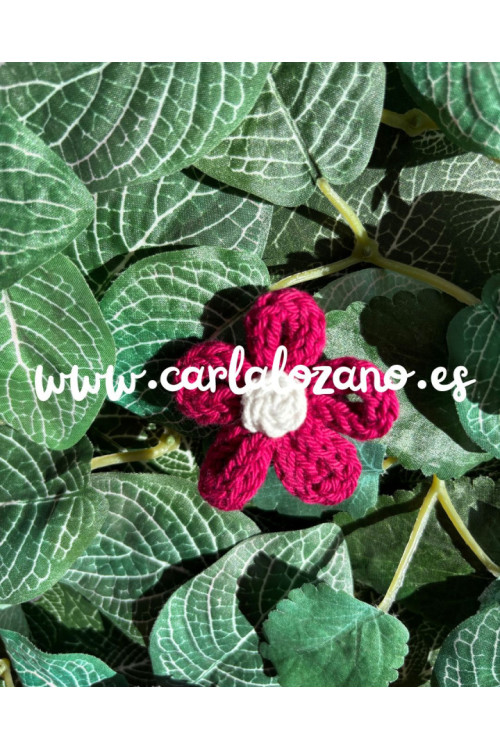 Flor de tricot BUGANVILLA