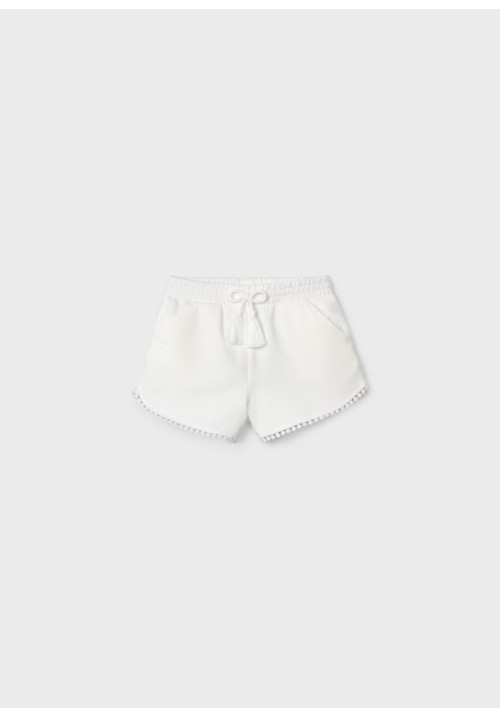 Short blanco con bolsillos BÁSICO 